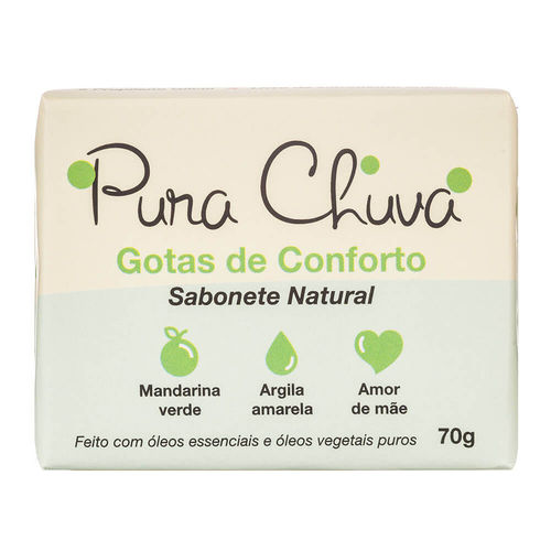 Sabonete Natural Gotas de Conforto 70g – Pura Chuv