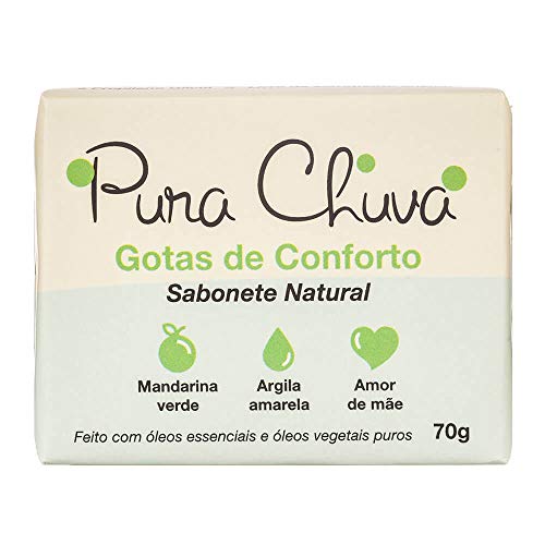 Sabonete Natural Gotas de Conforto 70g - Pura Chuva