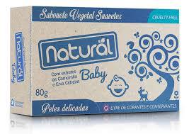 Sabonete Natural Suavetex Baby Camomila e Erva Cidreira 80g - Orgânico Natural