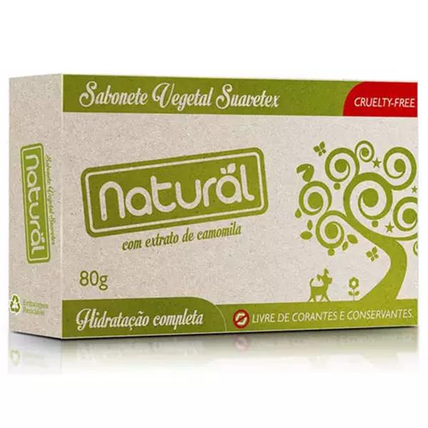Sabonete Natural Suavetex com Extrato Orgânico de Camomila 80g