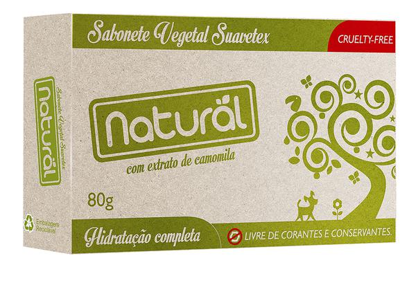 Sabonete Natural Suavetex Orgânico de Camomila 80g - Orgânico Natural