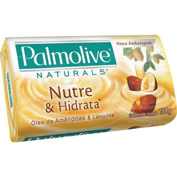 Sabonete Naturals Lanolina/Óleo de Amêndoas 150g - 12 Unidades - Palmolive