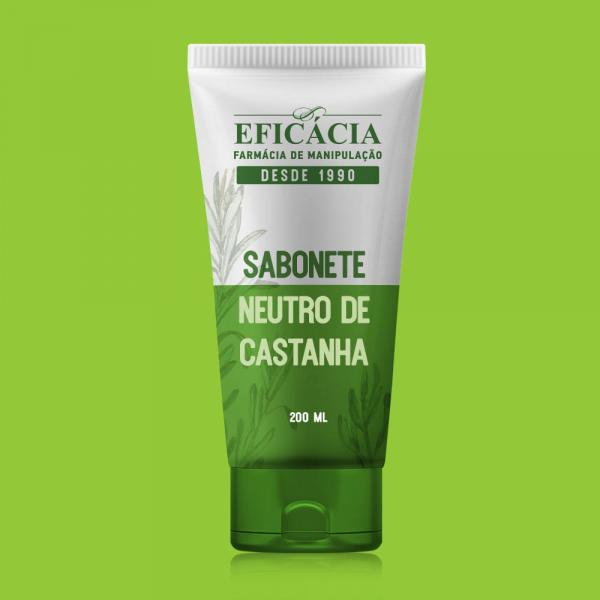 Sabonete Neutro de Castanha 200ml - Farmácia Eficácia