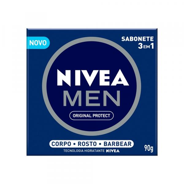 Sabonete Nivea Men 3 em 1 Original Protection 90 Gramas
