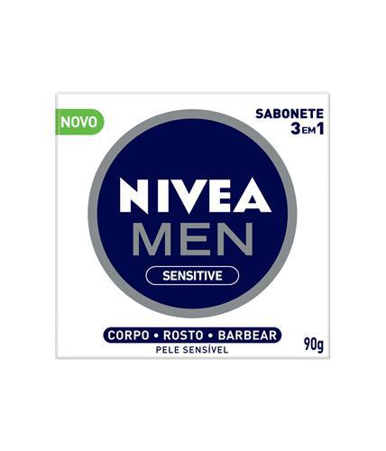 Sabonete Nivea Men 3 em 1 Sensitive 90g