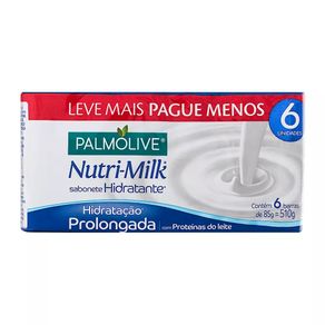 Sabonete Nutre Milk Palmolive 85g Leve 6 Pague 5