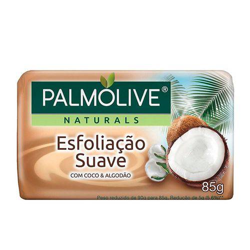 Sabonete Palmolive Esfoliação Suave Coco e Algodão 85g