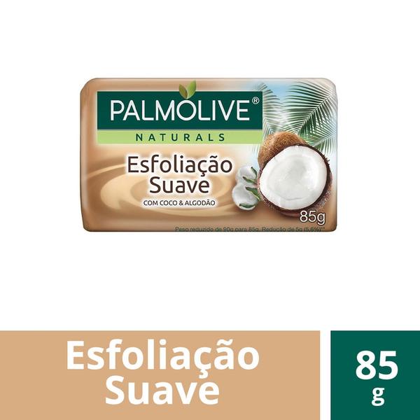Sabonete Palmolive Esfoliação Suave Coco e Algodão 85g