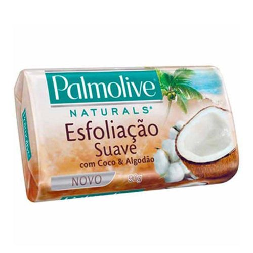 Sabonete Palmolive Esfoliação Suave com Coco e Algodão 90g