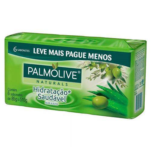 Sabonete Palmolive Hidratação Saudável 85g com 6 Unidades