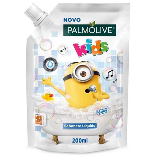 Sabonete Palmolive Minions Kids Refil 200ml