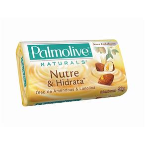 Sabonete Palmolive Naturals Lanolina e Óleo de Amêndoas Suave 90g