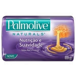 Sabonete Palmolive Naturals nutrição e suavidade barra, 85g