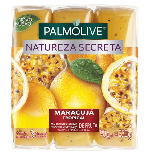 Sabonete Palmolive Natureza Secreta Maracujá Tropical 3x90 Gramas