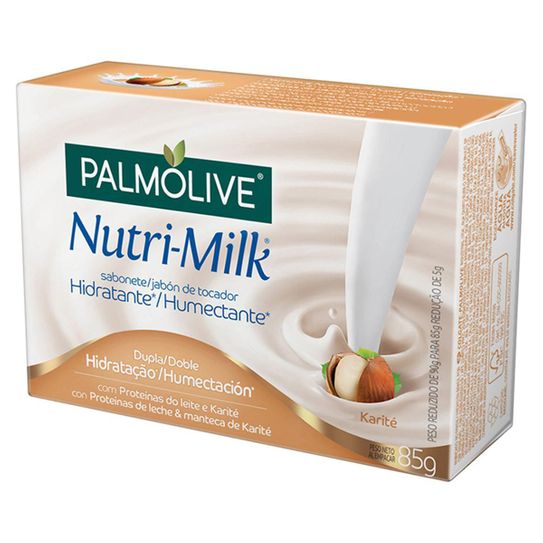 Sabonete Palmolive Nutri-Milk Dupla Hidratação Barra 90g