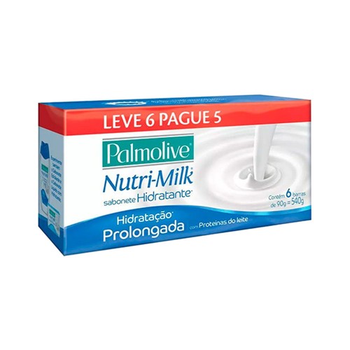 Sabonete Palmolive Nutri-Milk Hidratante 6 Unidades 85g Leve 6 Pague 5