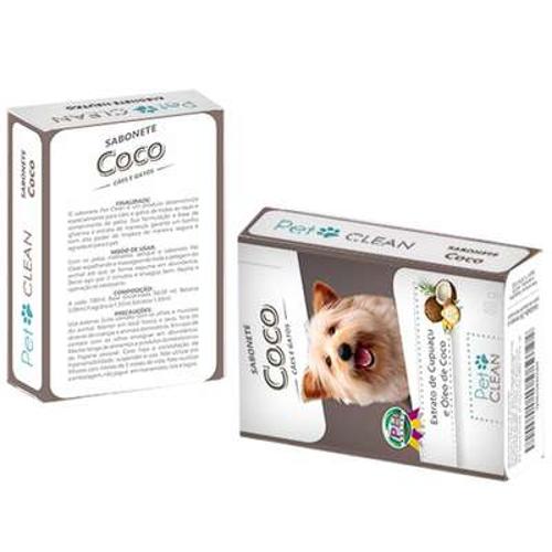 Sabonete Pet Clean Coco - 80gr