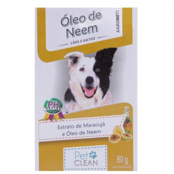 Sabonete Pet Clean Óleo de Neem - 80 G