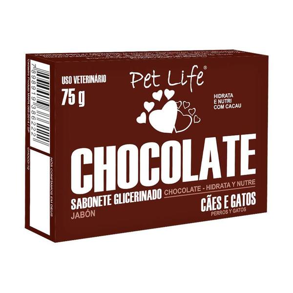 Sabonete Pet Life Chocolate para Cães e Gatos 75g