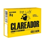Sabonete Pet Life Clareador para Cães e Gatos 75g