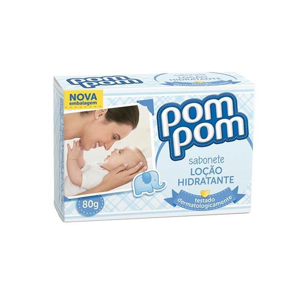 Sabonete Pom-Pom 80g Hidratante - Embalagem C/ 12 Unidades - Pom Pom