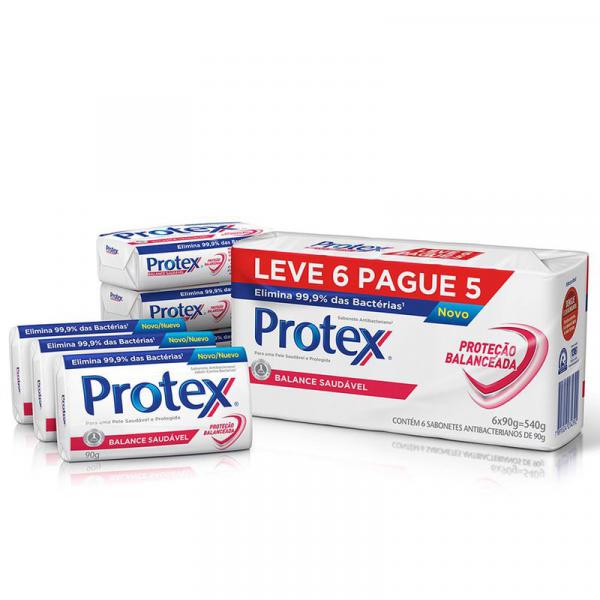 Sabonete Protex A-Bacteriano 90 G Leve 6 Pague 5