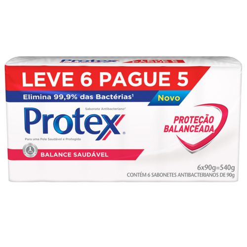 Sabonete Protex A-Bacteriano 90 G Leve 6 Pague 5