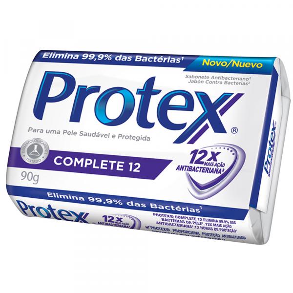 Sabonete Protex Anti Bacteriano Complete 12 90 G