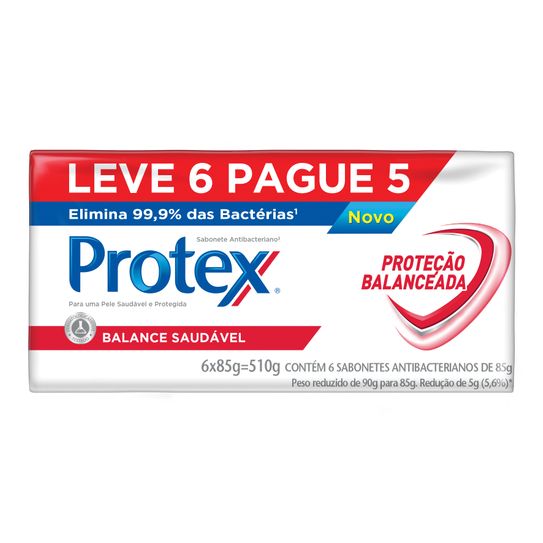 Sabonete Protex Balance Saudável 85g Leve 6 Pague 5