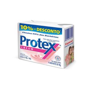 Sabonete Protex Cream 4Und de 90G Cada