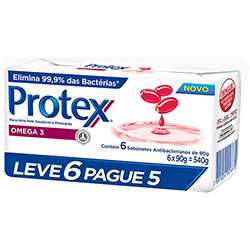 Sabonete Protex Omega 3 Leve 6 Pague 5 90g