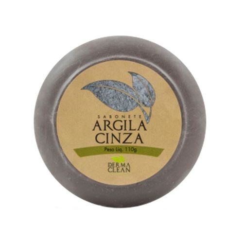 Sabonete Redondo de Argila Cinza - 110g - DermaClean