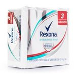 Sabonete Rexona Antibacterial Fresh Pacote Com 3 Unidades 84 G Cada