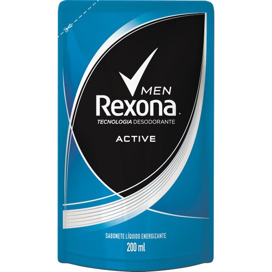 Sabonete Rexona Men Active Refil 200ml