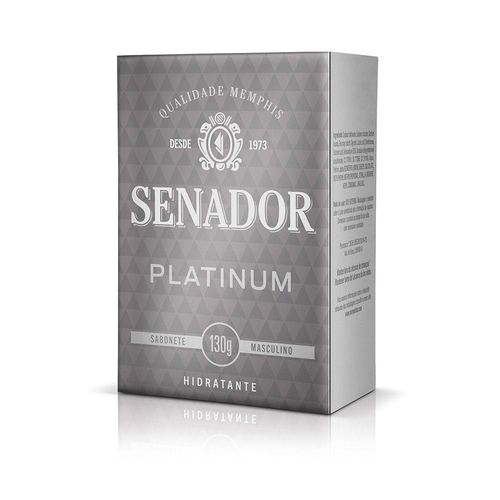 Sabonete Senador Platinum 130g Kit C/6