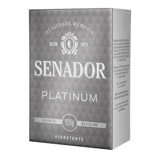 Sabonete Senador Platinum 130G