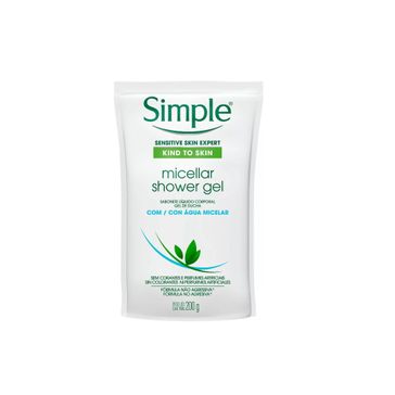Sabonete Simple Micellar Shower Gel Refil 200ml