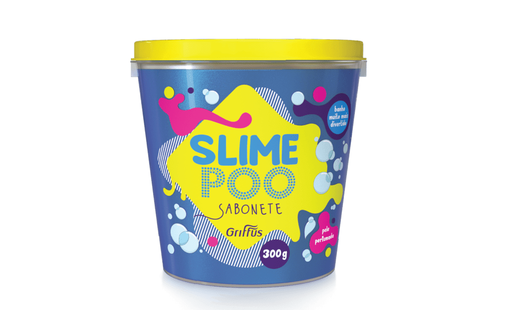 Sabonete Slime Poo Azul Griffus - 300G