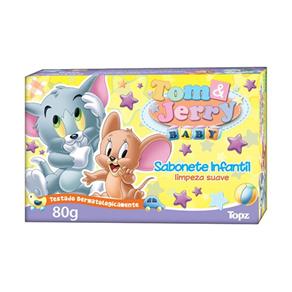 Sabonete Topz Tom & Jerry Baby Suave - 80g