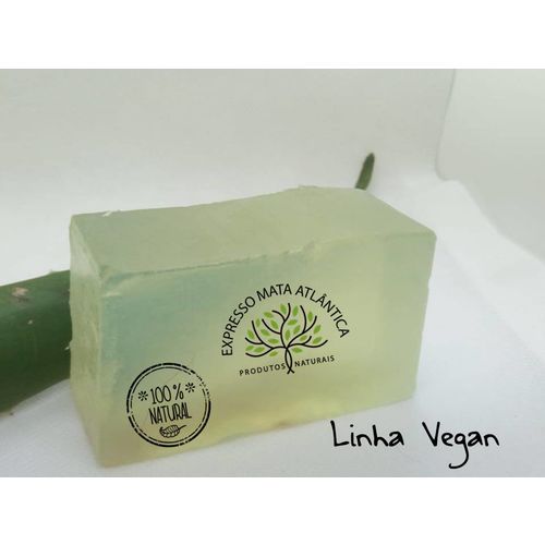 Sabonete Vegano de Aloe Vera. 125g . Natural, Artesanal e Vegano