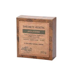 Sabonete Vegetal Barra Argila Verde - Natural 100G