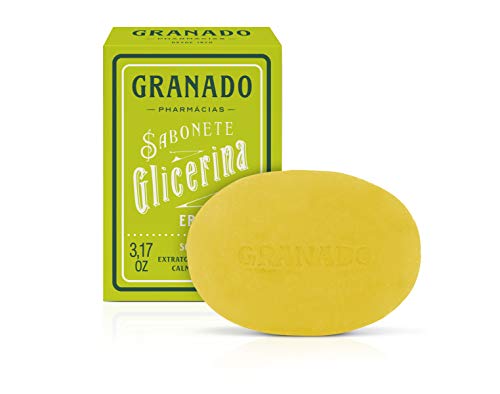 Sabonete Vegetal de Glicerina Erva-Doce, Granado, Verde, 90g