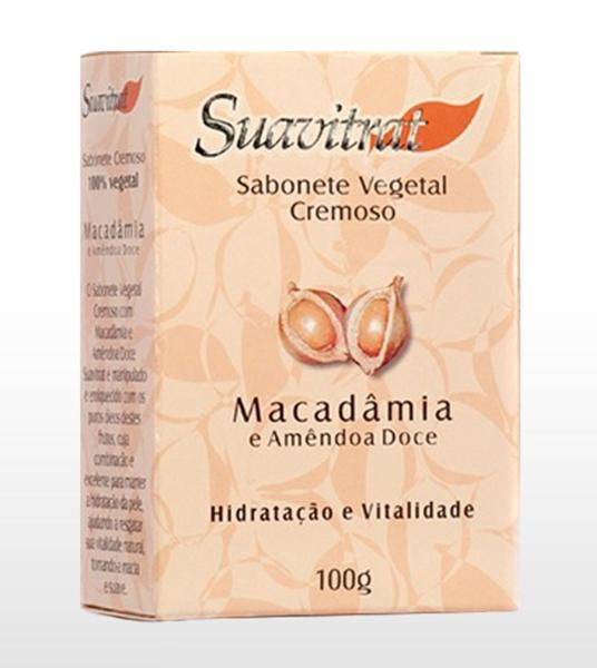 Sabonete Vegetal de Macadâmia com Amêndoa Doce - Suavitrat