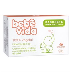 Sabonete Vegetal Dermoprotetor Bebê Vida 90g- Davene