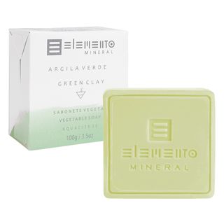 Sabonete Vegetal Elemento Mineral - Argila Verde 100g