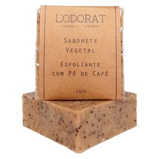 Sabonete Vegetal em Barra L'odorat – Esfoliante Café 100g