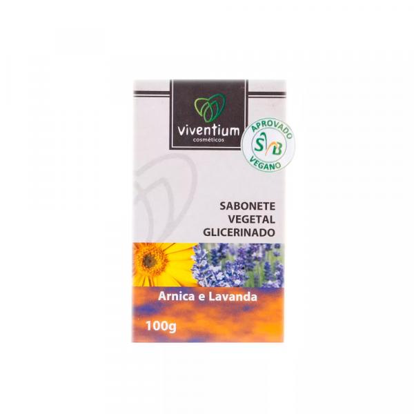 Sabonete Vegetal Natural Glicerinado Arnica e Lavanda 100g Viventium