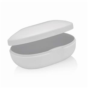 Saboneteira de Plástico Soft ou 10,5 X 8 Cm - 26095 - Branco