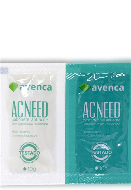 Sachê Acneed Avenca Tratamento Antiacne 2X10g