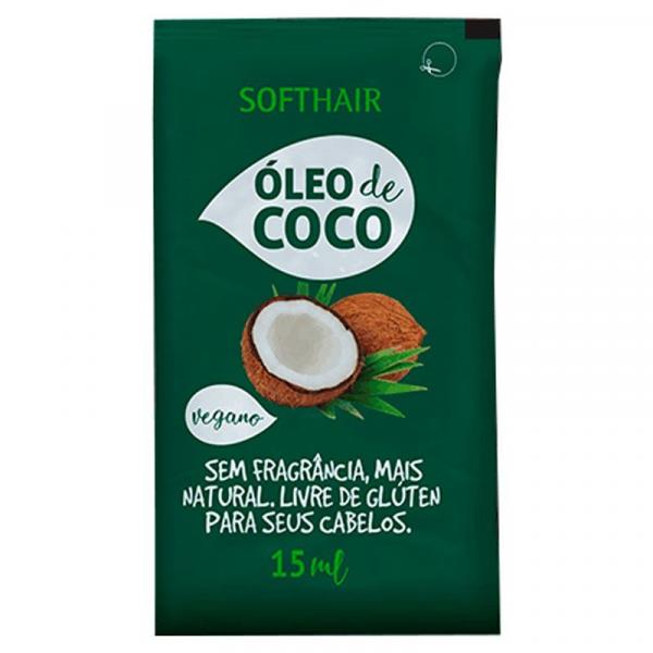 Sachê Capilar Soft Hair Óleo de Coco Vegano 15ml